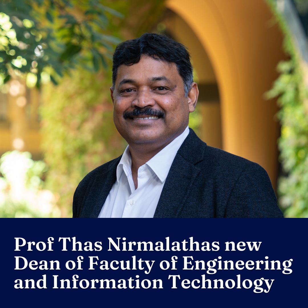 Faculty of Engineering and Information Technology (@feitunimelb) on Twitter photo We are thrilled to announce Thas <a href="/Nirmalathas/">Thas Nirmalathas</a> as our new Dean.
Interim Dean since the start of 2024, Prof Nirmalathas' formal appointment follows an international search & selection process. Learn more → unimelb.me/4efAcJm We are thrilled to announce Thas <a href="/Nirmalathas/">Thas Nirmalathas</a> as our new Dean.
Interim Dean since the start of 2024, Prof Nirmalathas' formal appointment follows an international search & selection process. Learn more → unimelb.me/4efAcJm