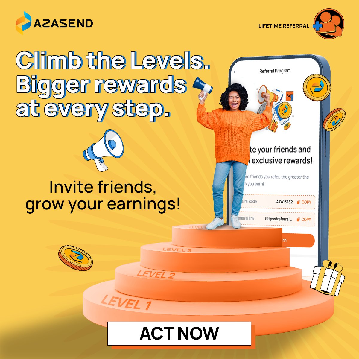 Sending remittances has never been this easy!🌍
💸 With Azasend, link your wallet and bank account for seamless transfers in seconds.
Convenient, secure, and ready when you are.
Try it today!
#Azasend #Remittances #SeamlessTransfers #Fintech