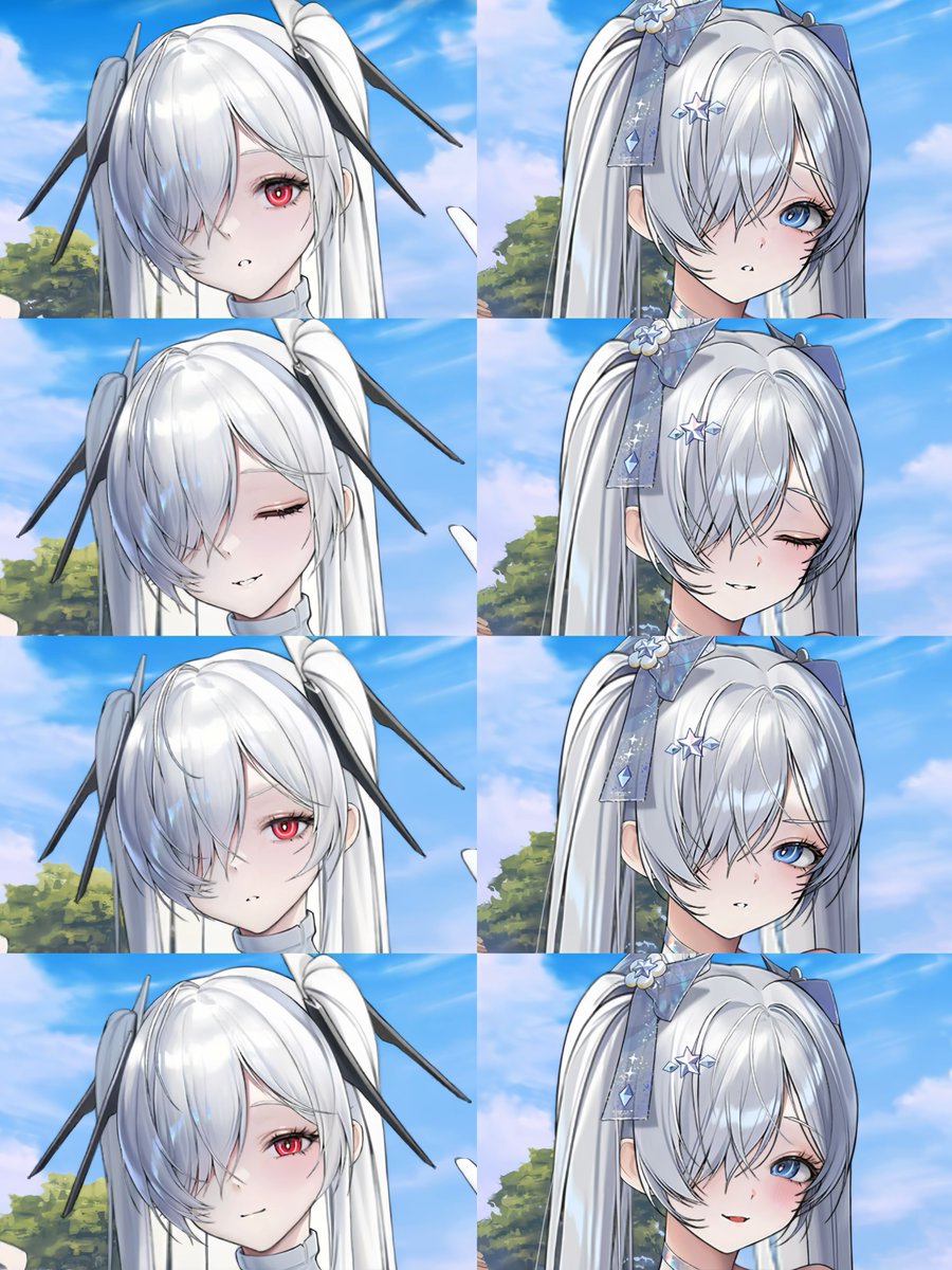シンデレラ 表情比較