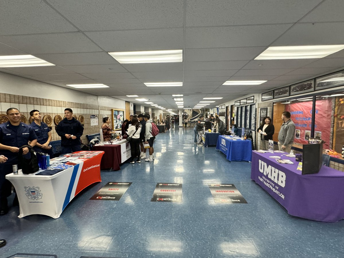 DVHS_AP_DrB (@dvhs_ap_drb) on Twitter photo The <a href="/TacraoTx/">TACRAO-Texas</a> College Fair is happening now at <a href="/DVHSYISD/">Del Valle HighSchool</a>! 🎓 Over 30 institutions are here to share their opportunities. Join us until 8:00 PM to explore college, career, and military options. Don’t miss out on planning your future! #TACRAO #CollegeFair #DVHS #CCMR The <a href="/TacraoTx/">TACRAO-Texas</a> College Fair is happening now at <a href="/DVHSYISD/">Del Valle HighSchool</a>! 🎓 Over 30 institutions are here to share their opportunities. Join us until 8:00 PM to explore college, career, and military options. Don’t miss out on planning your future! #TACRAO #CollegeFair #DVHS #CCMR