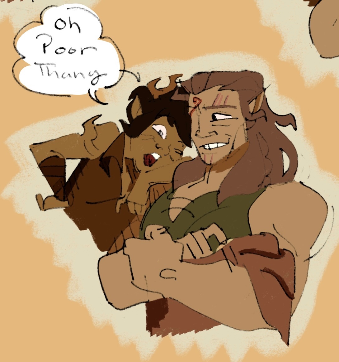 OscuritaArt's tweet photo. meeting thaniel #bg3 #halsin #thaniel https://t.co/K4YsPYiXI4