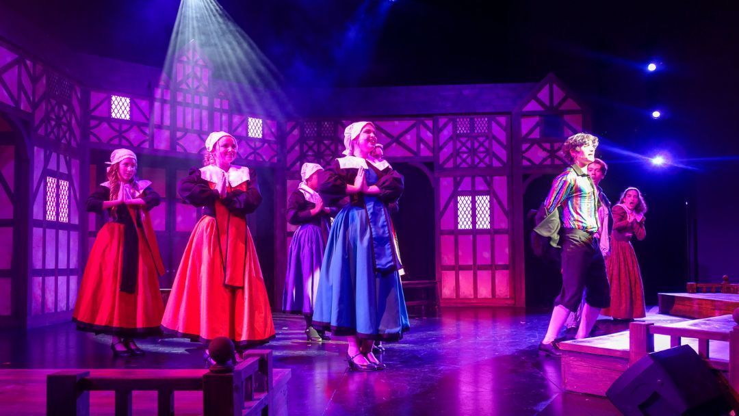 BuckleySchool's tweet photo. Something Rotten? More like something fantastic and amazing and hilarious and wonderful! The list can go on forever! Don't miss the chance to check out the Upper School Fall Musical 🎭💃 https://t.co/THcVMI4W52