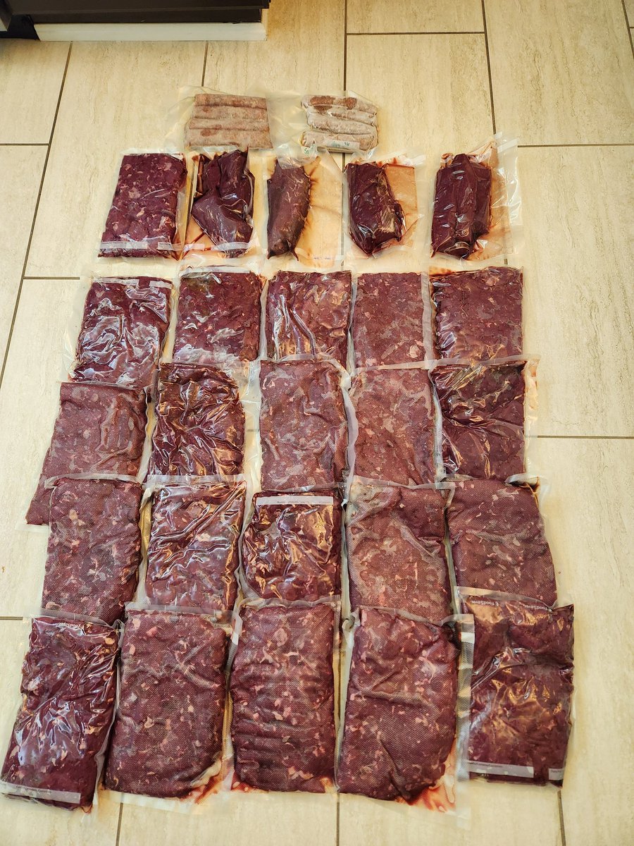 Halfway to filing up my freezer with another years worth of venison 🦌🦌