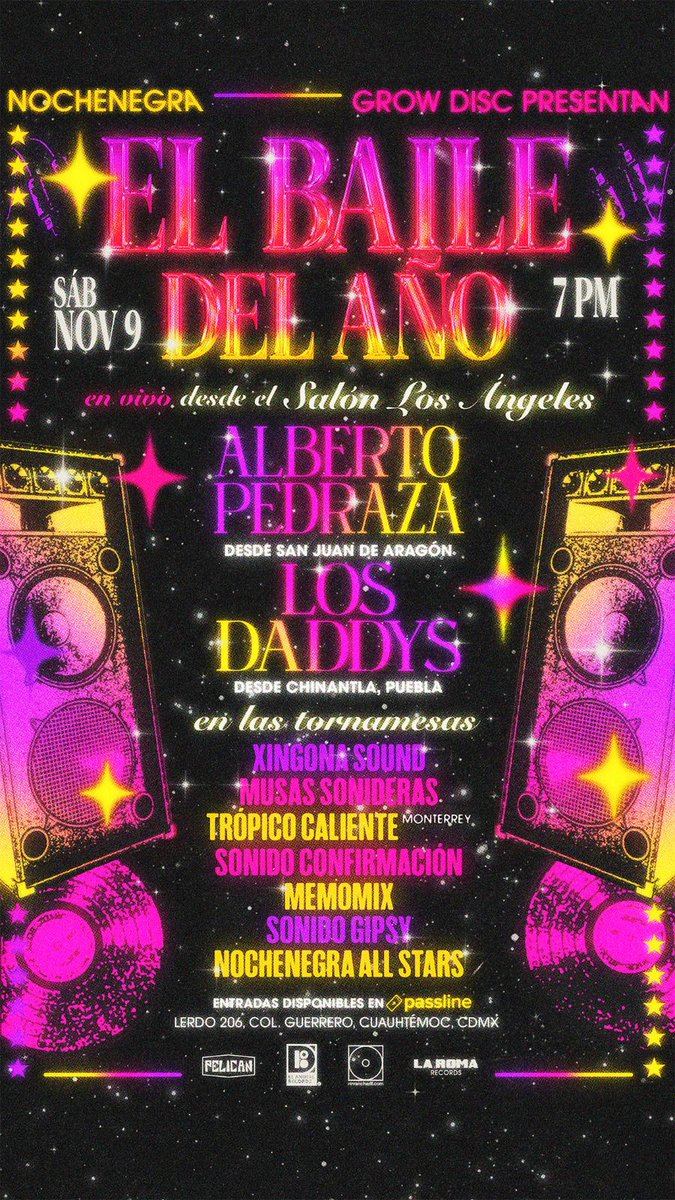 chingonasound's tweet photo. El sábado acompañamos a #nochenegra en @LosAngelesSalon junto a un cartel de ensueño 📢🔥⚡💖🧤🎶🤠👾💕 @Losdaddys1 @albertopedraza_  🫦🙏🏾🪷🔥🌝🌚💥💦🎉 Riiiiicoooooo https://t.co/I3eqso7F2E