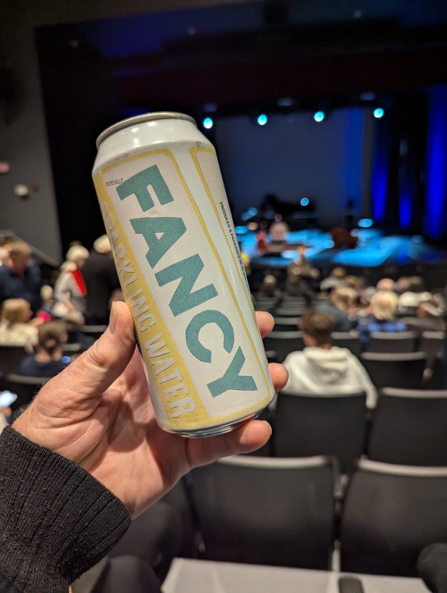 <a href="/MarketBrewing/">Market Brewing Co.</a> , enjoying a Fancy Water at the Murray McLaughlin concert. Newroads Performing Arts Center.