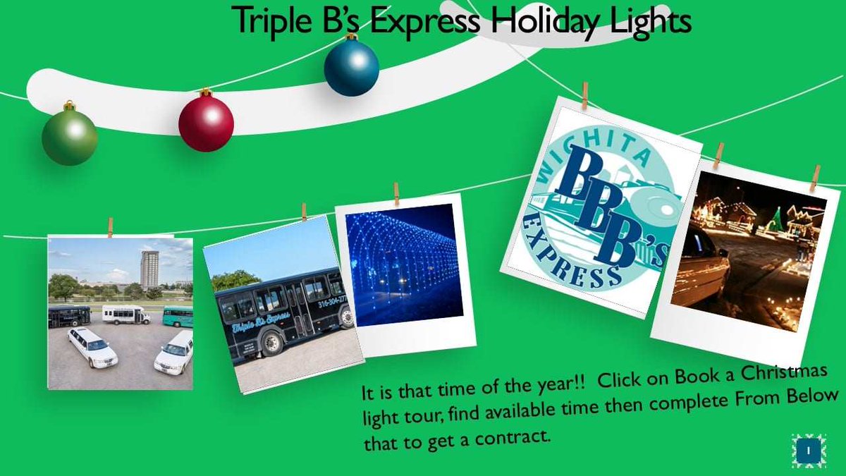 TripleBsExpress's tweet photo. We are only 22 days away from the start to our 2024 Triple B's Express Christmas light tours.  If you are on the fence please visit our website https://t.co/e5SlzPiNAr and click on Christmas Light tours.  Click that tab and you can see our calendar. Times and dates are filling up https://t.co/N1qd0W6e6n