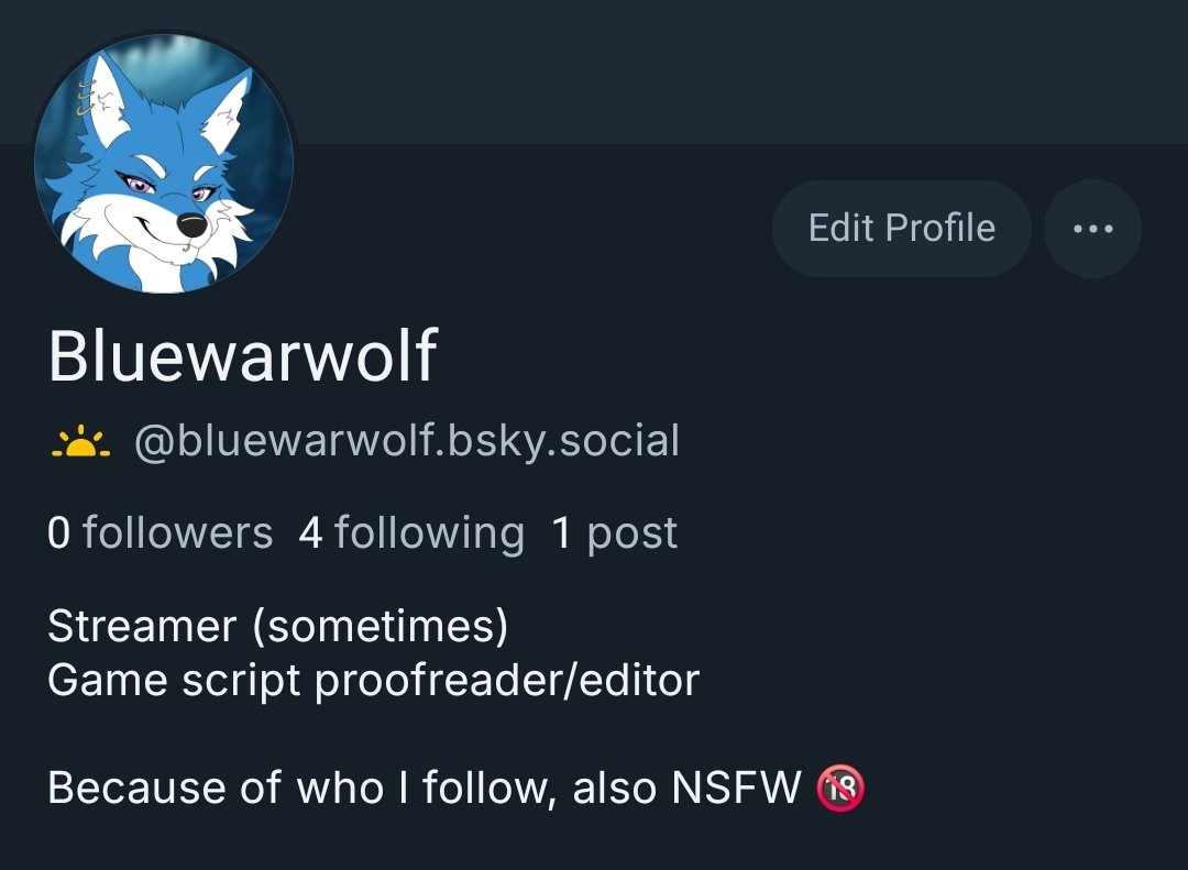Bluewarwolf tweet media