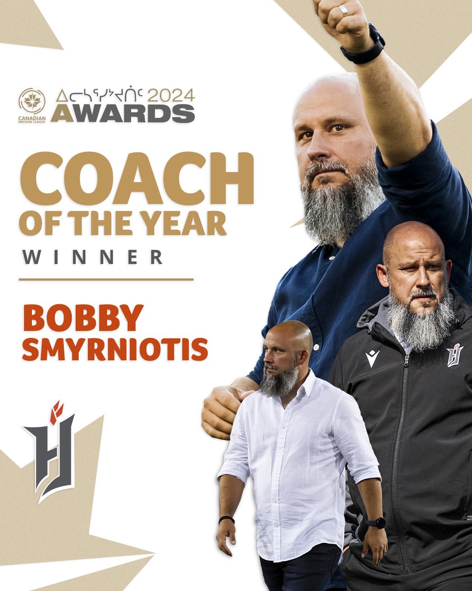 IT'S ABOUT TIME! 

After 6 years and 4 CPL Championships and 1 CPL Shield, Bobby Smyrniotis has been named the CPL Coach of the Year. 

#WhereWeBelong