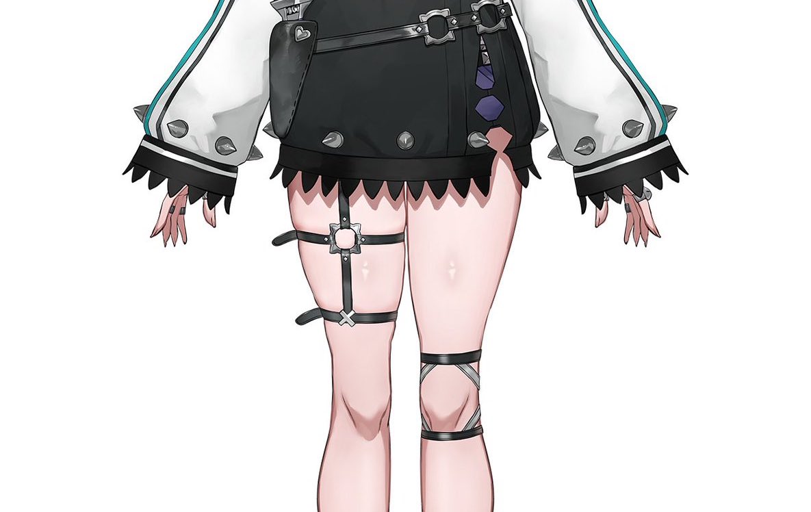 ホロライブの新人輪堂千速さん、素晴らしい太ももをお持ちの方だな〜と