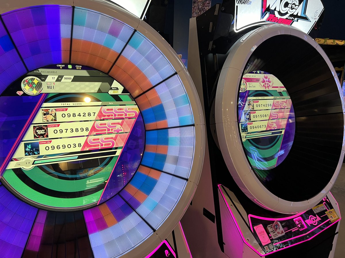 mui_maimaiAKA's tweet image. @decl_n と〜
WACCAのマルチプレイ楽しいね