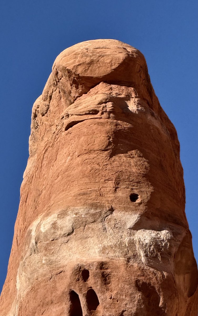The angry god of the Fiery Furnace, Arches National Park.