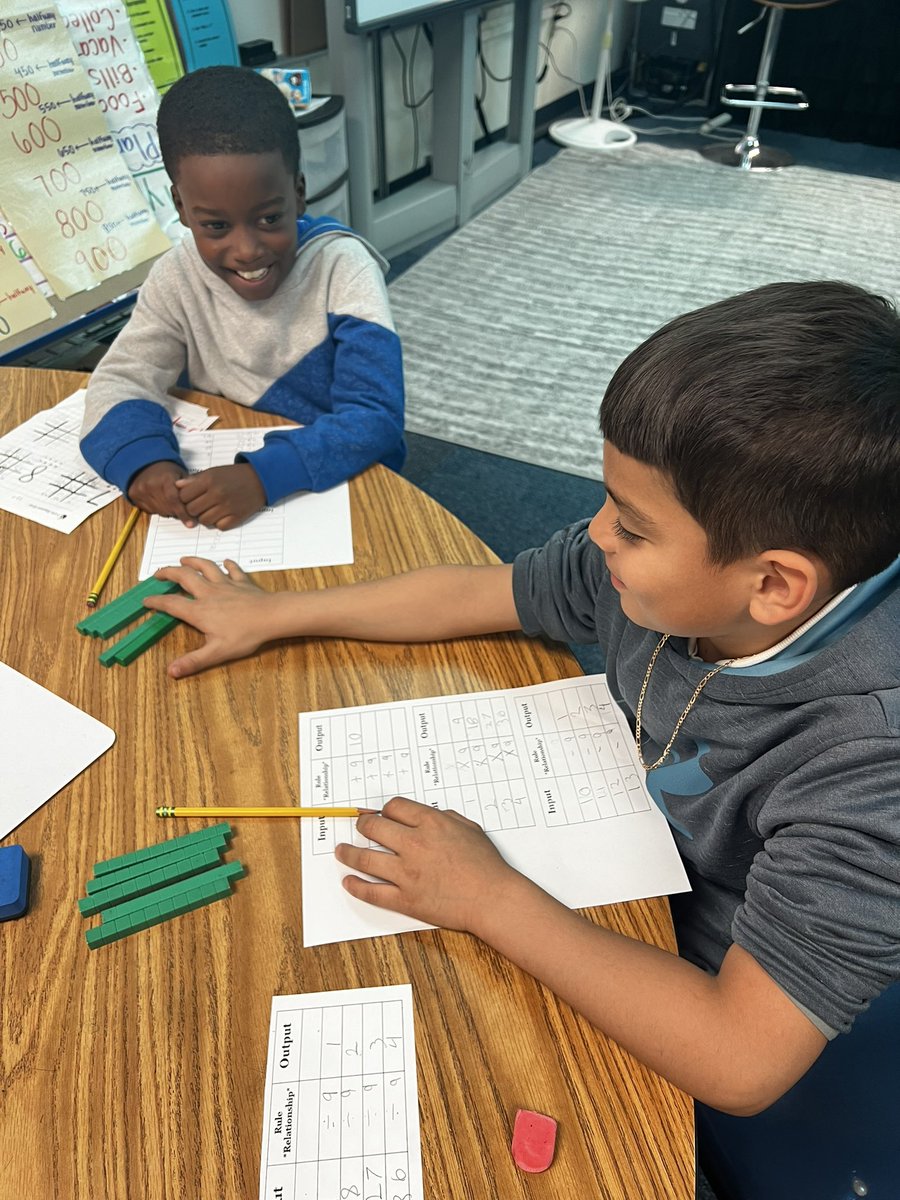SeminaryHillsFW's tweet photo. 🟡Third Grade Thursday🟡
Student in Math class were creating input / output tables and writing verbal descriptions to define their rule. 

#SHPisthePlacetoBEE #OneFWISD

@fortworthisd @nakitabrewer8 @anaelluebanos @cc_renteria @charlieGarciaFW https://t.co/9t7VBFgRjV
