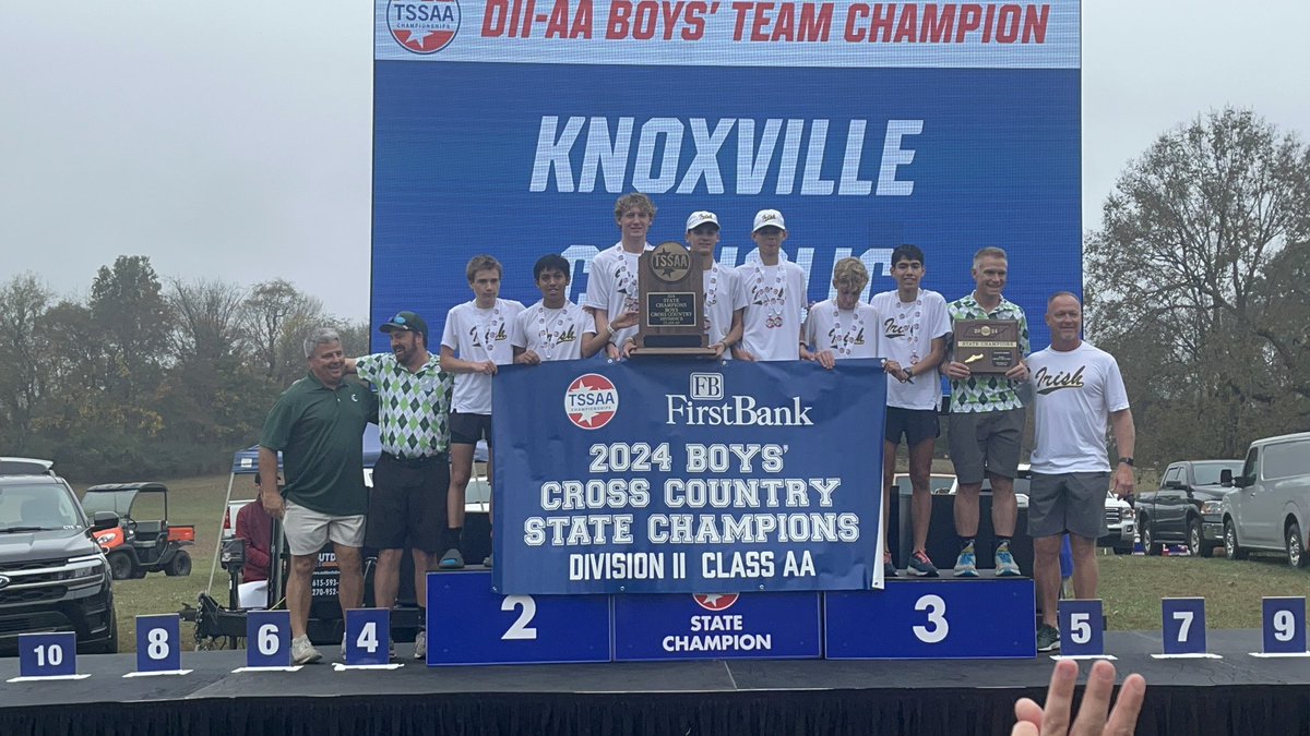 kchsxctf's tweet photo. These guys. State champs, first undefeated team in school history, fastest average time, @keegan_runs is our first 2x individual champ. A bunch of grinders and fearless racers. They’ve earned all the success they have had this season. Enjoy this moment. https://t.co/H7Y3J2jqci