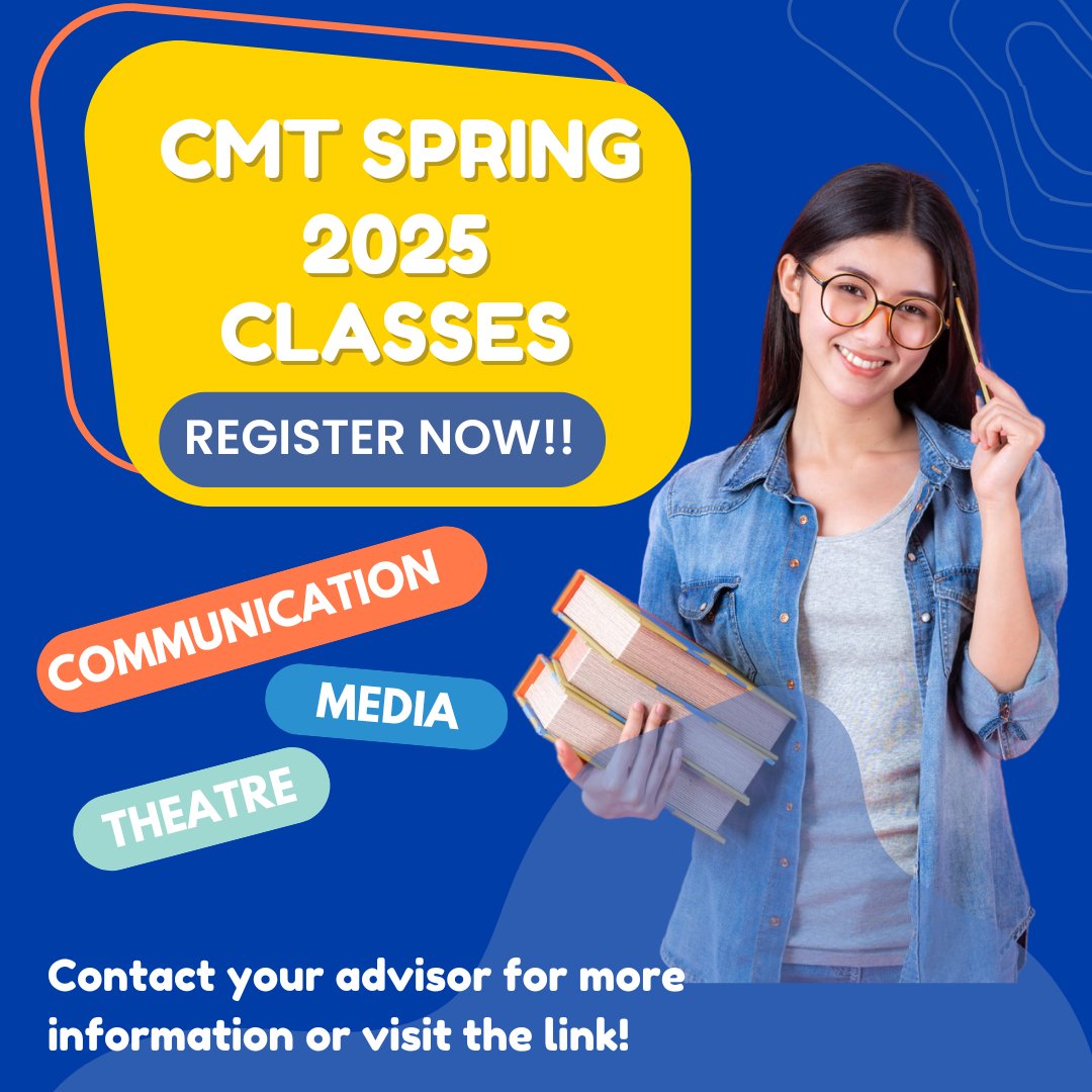 🚨 The clock has started! 🚨 Spring 2025 registration is OPEN! 📅
Don’t miss out—sign up for your CMT classes TODAY! 
👉 Contact your advisor or click the link in bio for more information!