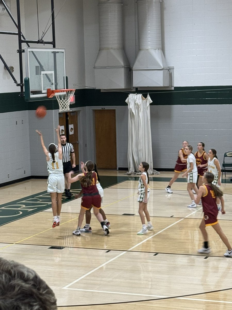 She rocked it!!🏀✨