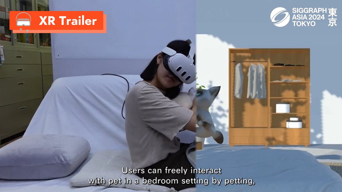 SIGGRAPHAsia's tweet photo. ๐ฅ XR Trailer is out! Get a glimpse of the #immersivetech demos & installations coming to #SIGGRAPHAsia2024: https://t.co/3MQCX64Ndg
๐ Join us this Dec in Tokyo for groundbreaking creativity, innovation, and storytelling! ๐ https://t.co/D4oyQNiq7c
#SAXR Chair: @yun_suen_pai https://t.co/BPbR6Qcqv8