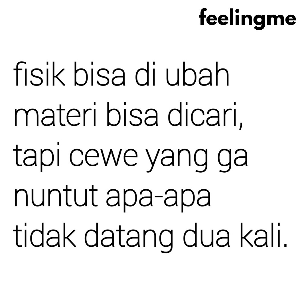 quotesclipper's tweet photo. emang ada cewek yang gak nuntut apa apa ? https://t.co/qSk5KKRuR1