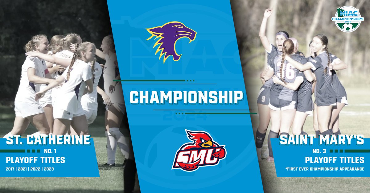 MIACathletics's tweet photo. St. Kate's, Saint Mary's advance to #MIAC Women's Soccer Playoff Championship 
READ MORE: https://t.co/CYrednP7Zh https://t.co/losk6dtUSH