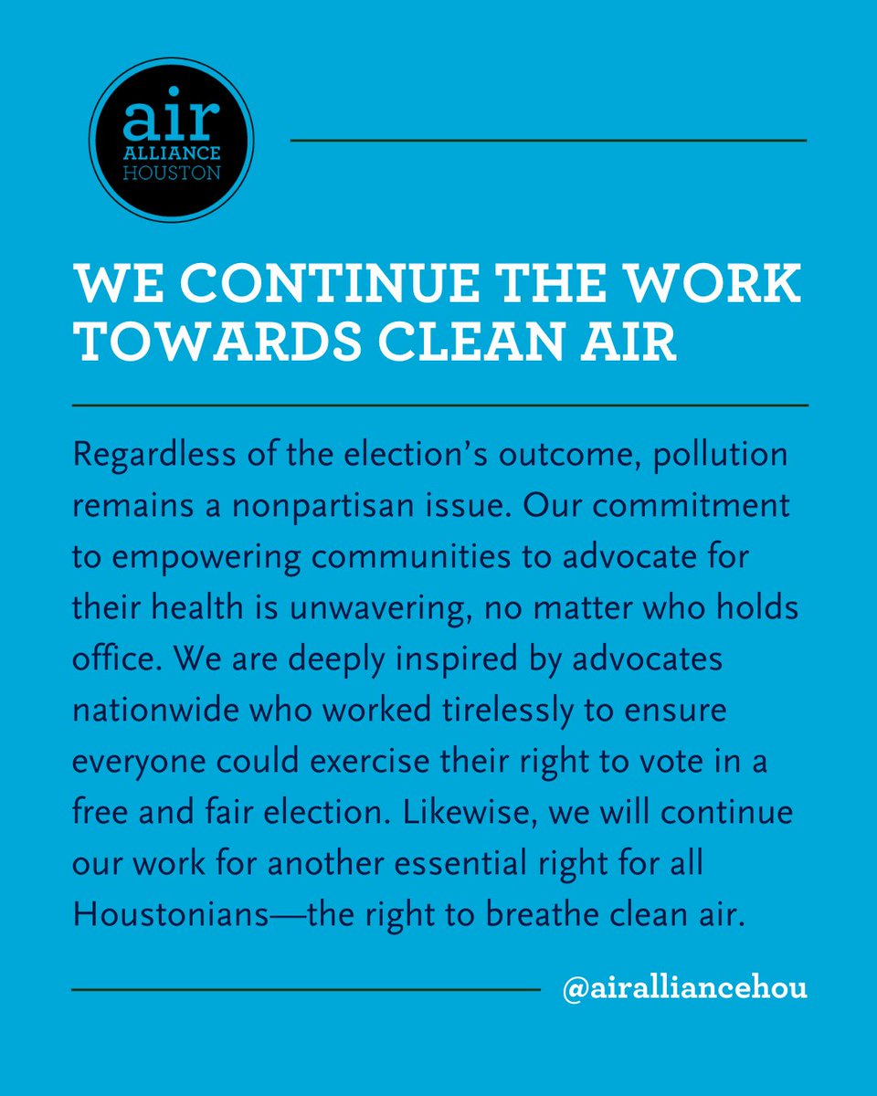 airallianceHOU's tweet photo. And the work continues... 🚫 🏭 💨
#CleanAirForAll #CleanAirNow #houstonair https://t.co/5NFBIO7Yel