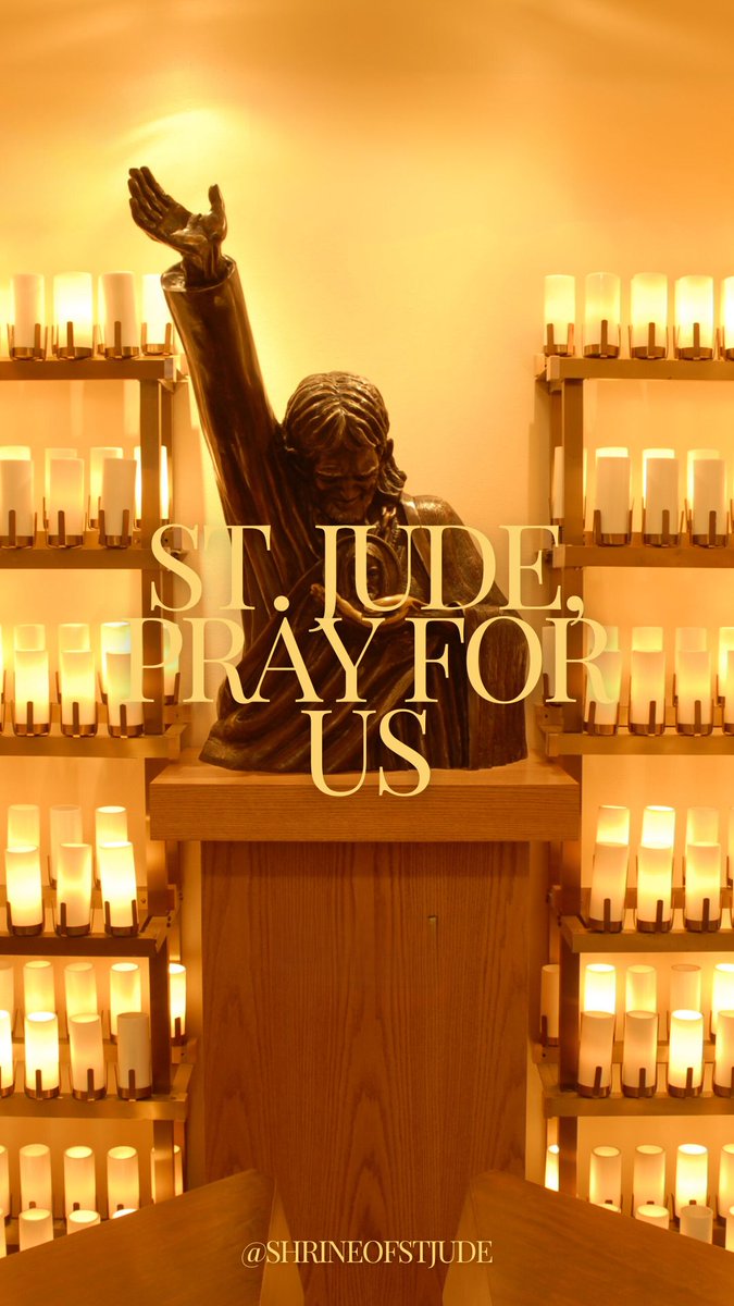 ShrineofStJude's tweet photo. St. Jude Pray for Us. https://t.co/4LzjSC4Q3y