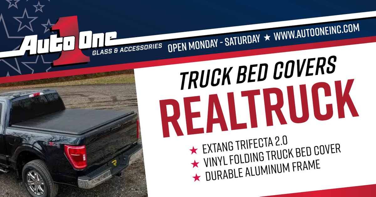 AutoOne's tweet image. Auto One sells truck bed covers by the best manufacturers like the  RealTruck Extang Trifecta 2.0, a vinyl folding truck bed cover with a durable aluminum frame. #extang #truckbedcover autooneinc.com/tonneau-covers…