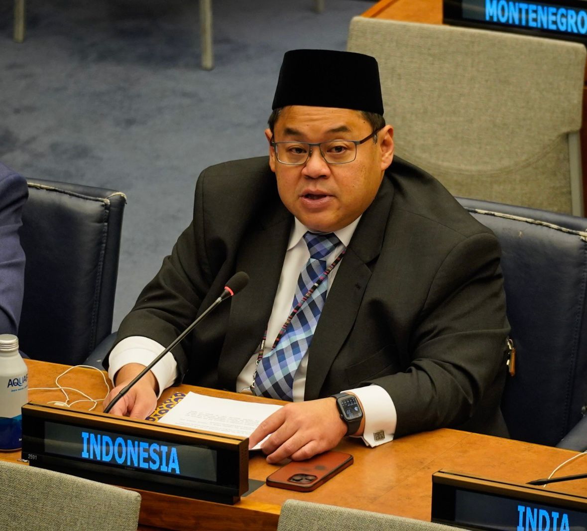 asean_ny's tweet photo. Thread 1
"ASEAN reaffirms its commitment to strengthening the high performance and quality of peacekeeping operations”
Amb. Hari of Indonesia on behalf of ASEAN, at #FourthCommittee of #UNGA79 https://t.co/nLwgTK7I0s