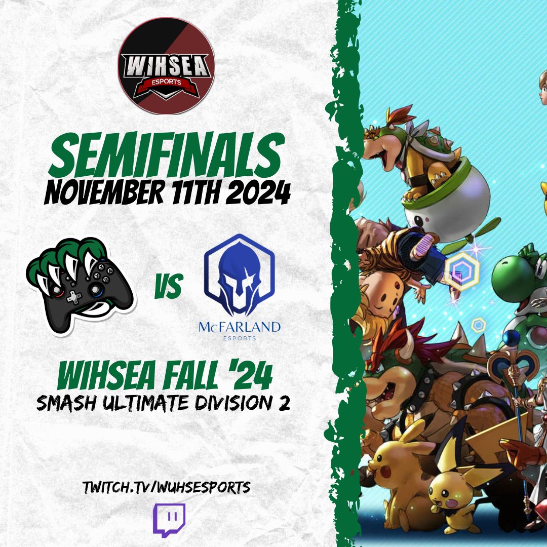 The WIHSEA Semi Finals are upon us... This is the final match that would qualify us for the LAN event in Wausau next weekend. Wait... why am I saying would? It WILL qualify us. Time to win 😎