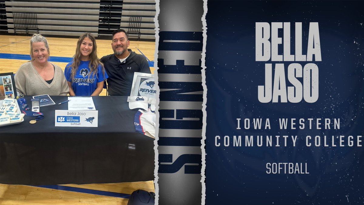 Congratulations to Bella Jaso who signed to play softball at Iowa Western Community College! <a href="/CoachC_OWLS/">𝕆𝕝𝕒𝕥𝕙𝕖 𝕎𝕖𝕤𝕥 𝕊𝕠𝕗𝕥𝕓𝕒𝕝𝕝</a>