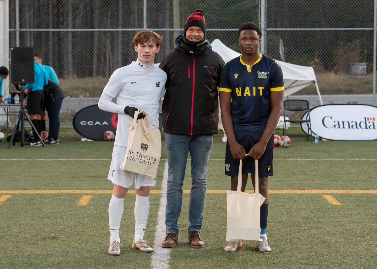 Humber Hawks soar to a dominant 3-0 victory over NAIT Ooks, with Jacob Ball's brace leading the charge. Players of the game: Jacob Ball (Humber) and Rich Anderson (NAIT).