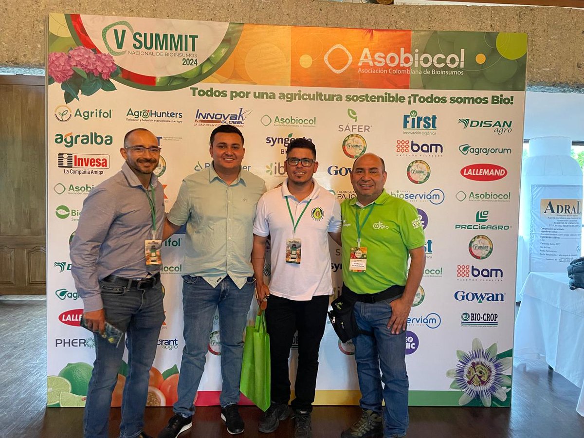Colinagro_Col's tweet photo. Colinagro esta presente en V Summit Nacional de Bioinsumos 2024, evento organizado por la Asociacion Colombiana de Bioinsumos que este año reune a más de 200 expertos, productores y profesionales del sector agro🌱. @asobiocol #Agricultura https://t.co/dQy2OH2emz
