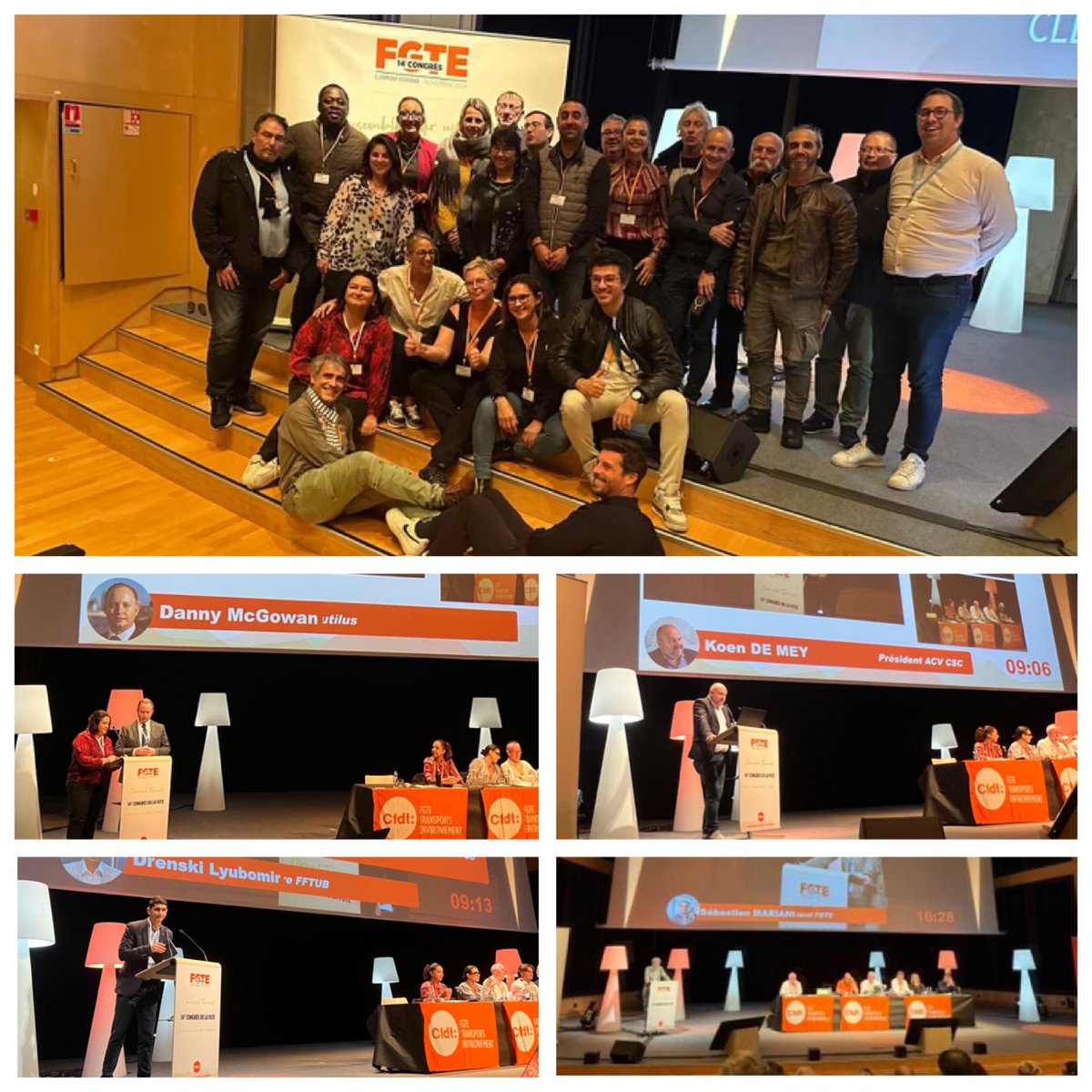 cfdtcheminots (@cfdtcheminots) on Twitter photo 🎬 de fin pour du 14ème congrés de la <a href="/CFDT_FGTE/">CFDT Transports-Env</a> ! 💪
Un congrès enrichissant avec des débats structurants : l’influence de l’IA sur le monde du travail, la transition juste, la lutte contre l’extrême droite, la solidarité internationale ‼️
🔸Une nouvelle mandature qui commence 🎬 de fin pour du 14ème congrés de la <a href="/CFDT_FGTE/">CFDT Transports-Env</a> ! 💪
Un congrès enrichissant avec des débats structurants : l’influence de l’IA sur le monde du travail, la transition juste, la lutte contre l’extrême droite, la solidarité internationale ‼️
🔸Une nouvelle mandature qui commence