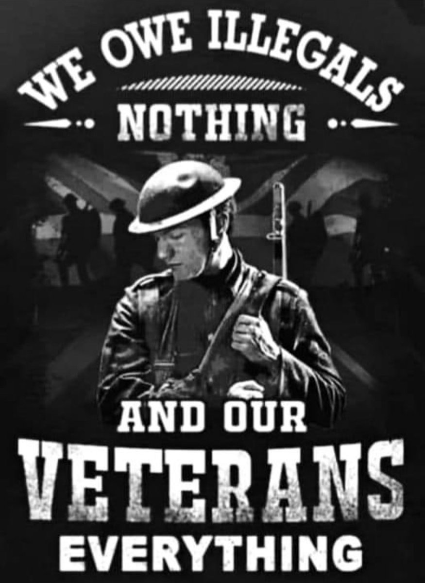 Armistice Day is almost upon us. Take a moment to think about our Veterans who are living rough and or homeless…

While illegals are living it up in hotels, 3 meals a day, spending money.

Where is the justice? When is this going to end <a href="/Keir_Starmer/">Keir Starmer</a> ? 

Veterans deserve respect