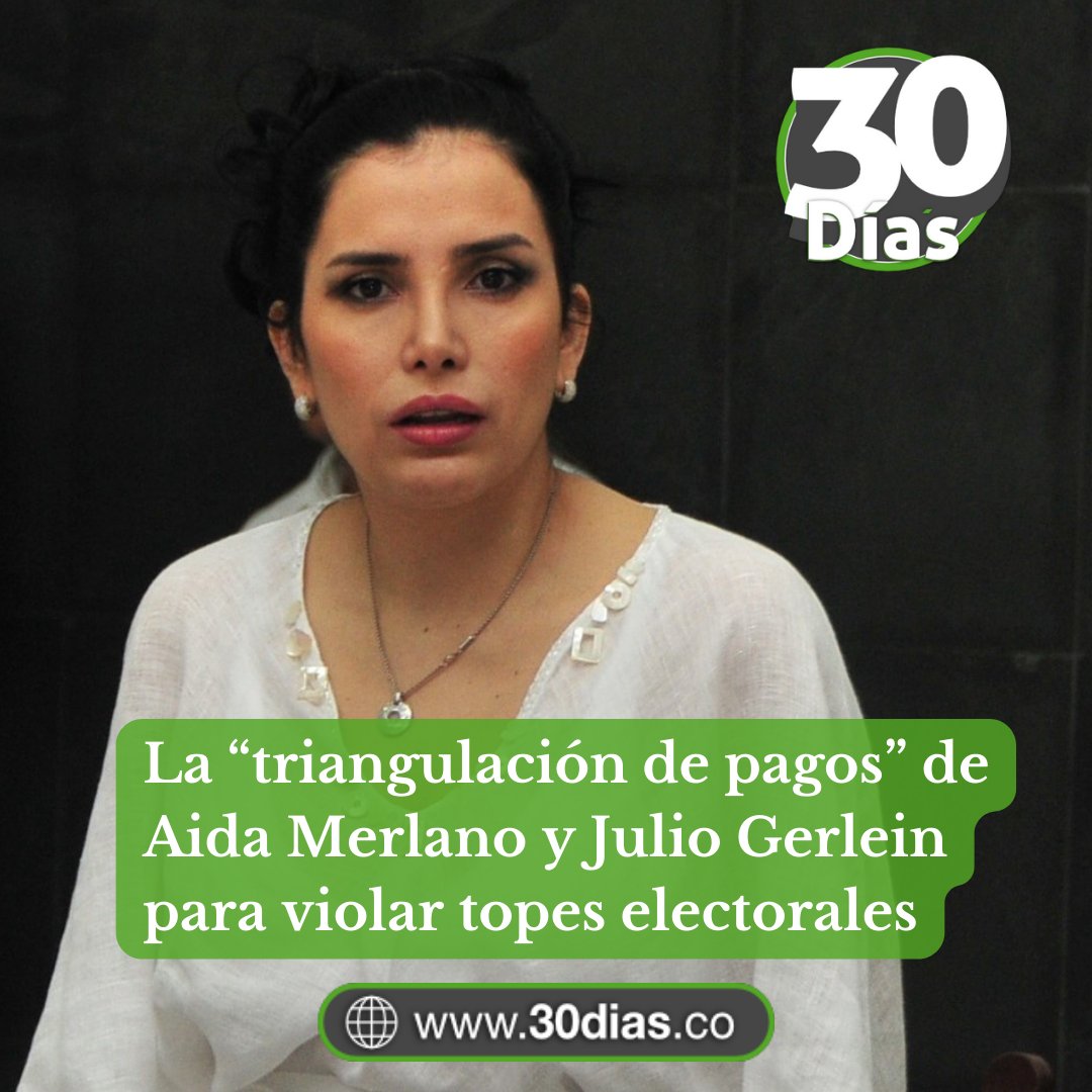 ACTUALIDAD ▶️
A empleados de Valorcón les prestaron los nombres y suplantaron empresas para cambiar cheques y mover el efectivo de Julio Gerlein en la campaña de Aida Merlano en 2018. <a href="/CorteSupremaJ/">Corte Suprema de Justicia</a> confirmó su condena por violar topes electorales.

30dias.co/la-triangulaci…