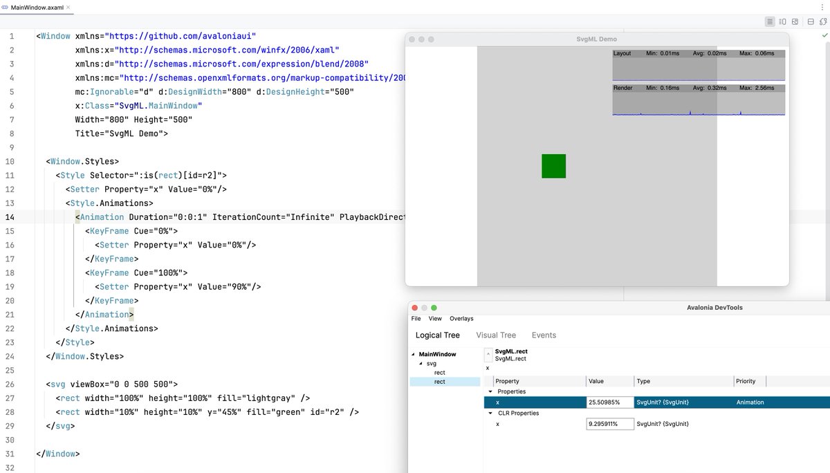 wieslawsoltes's tweet photo. #xaml #SvgML #Avalonia #dotnet is all you need https://t.co/Th84OkvXHZ https://t.co/s9ABdA8jnd