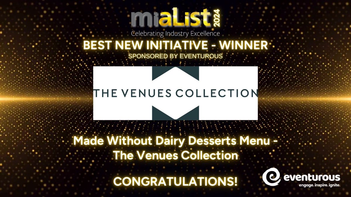 Best New Initiative award winner at the miaList 2024 is… <a href="/TheVenuesCollec/">The Venues Collection</a> ! Congratulations! #miaList #miaList2024 #awards