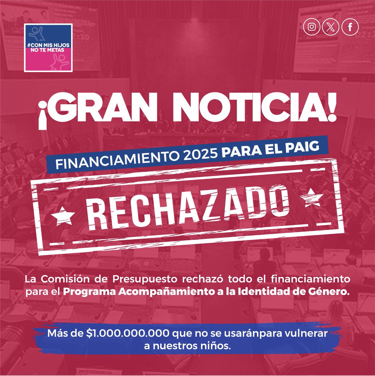 ConMisHijosNoTeMetas tweet media