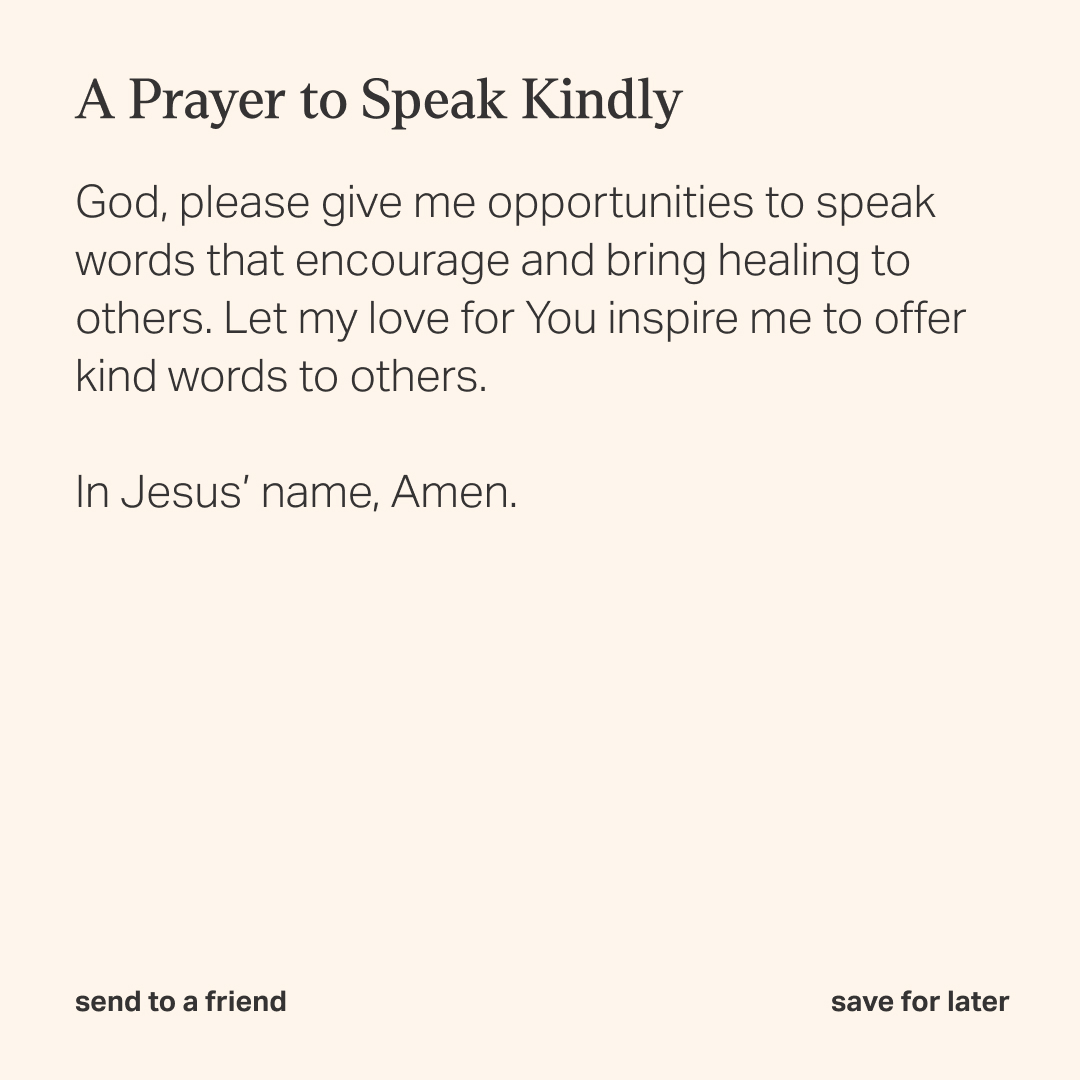 YouVersion's tweet photo. “Let your conversation be always full of grace, seasoned with salt, so that you may know how to answer everyone.” - Colossians 4:6 NIV 

How will you serve others through your words today? https://t.co/f9UboGoqoY