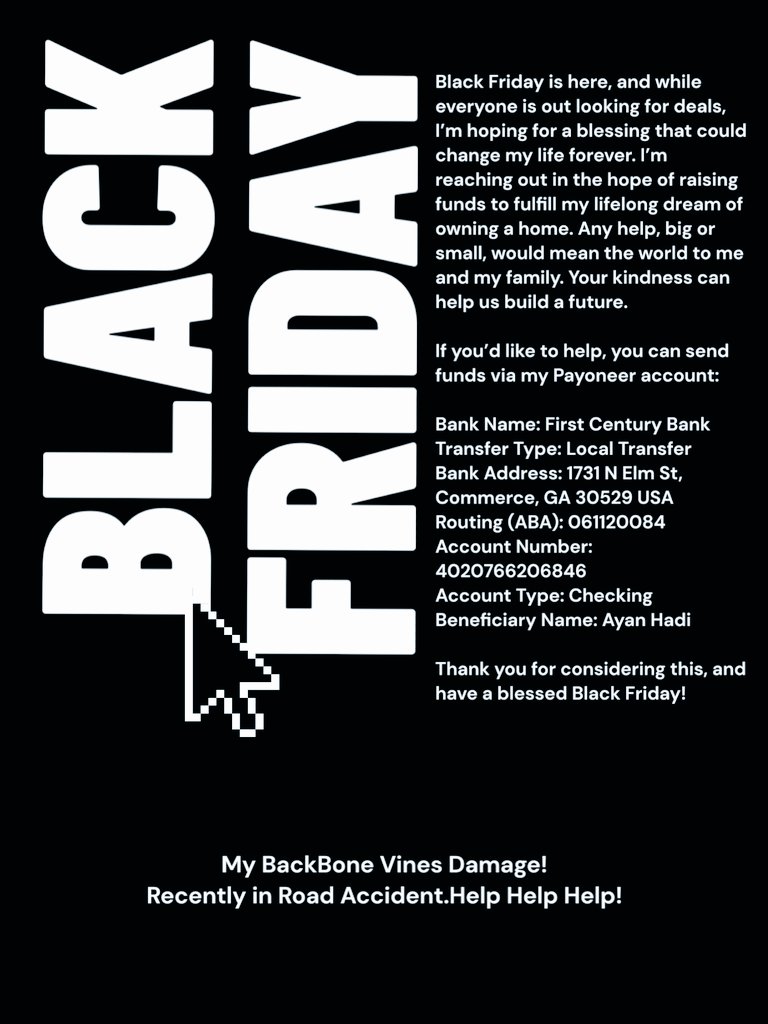 Attention Ladies And Gentle Men Read Post Plz!
#HomeDream #BlackFridayHope #SupportNeeded #Everyone