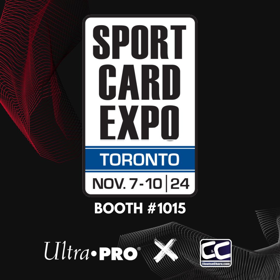Make sure to stop by our booth during the Toronto Sport Card Expo! ⚾️  Booth #1015.