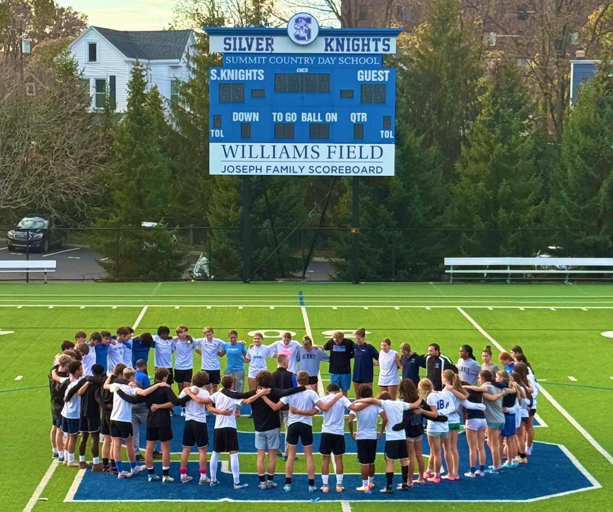 One last moment together at the center of Williams Field for both of our soccer teams before they head into State Championship Weekend.

Best of luck to both teams this weekend as they embark on this journey together!

#SummitPride | #GoKnights
