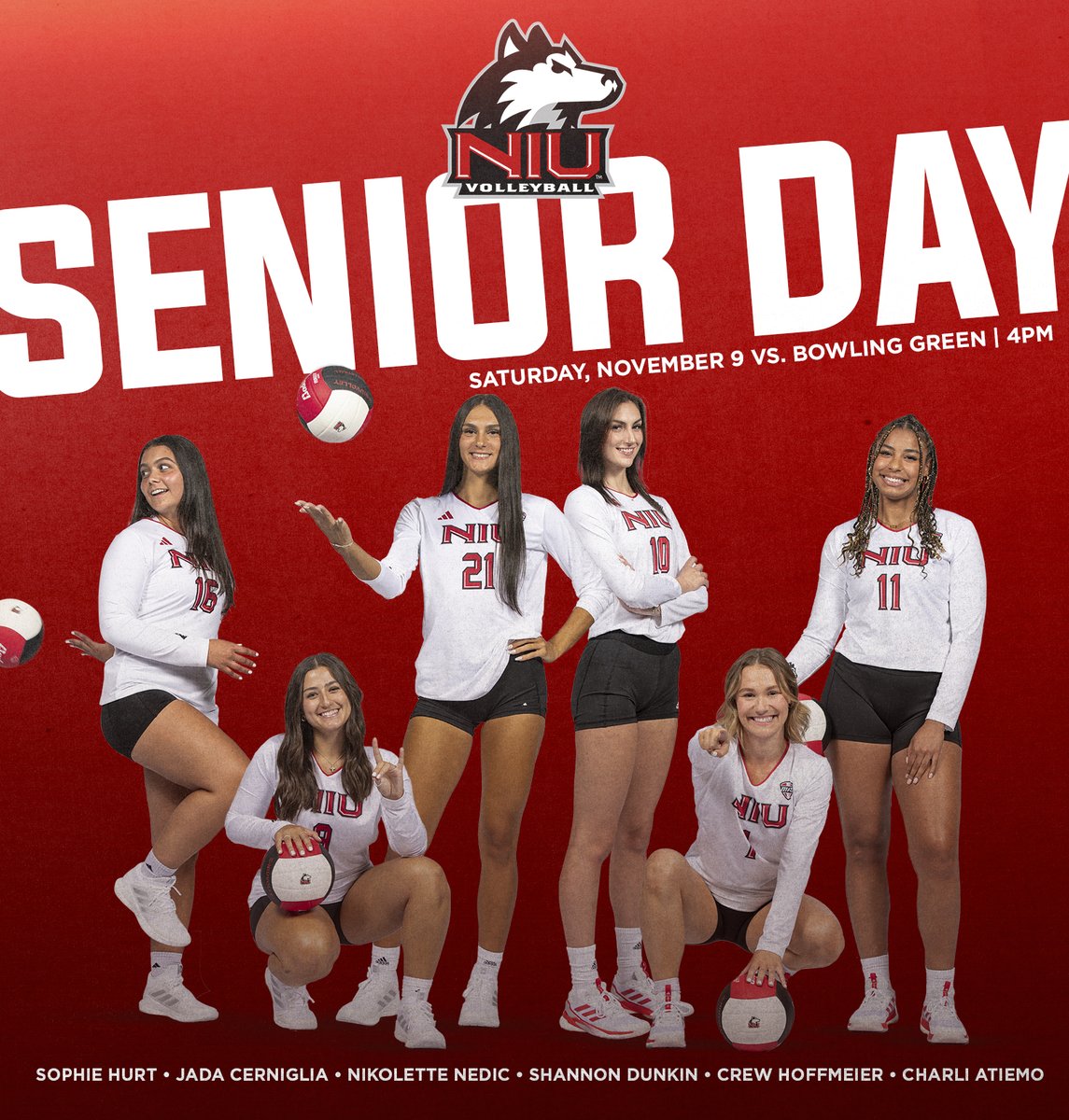 Let's send our seniors off in style 🏐

🆚Bowling Green
⏰4 p.m.
🏟️Victor E. Court
📊tinyurl.com/35kuntzz
📺tinyurl.com/5x2svjfk
🎟️tinyurl.com/2weykdw4

#OnAMission