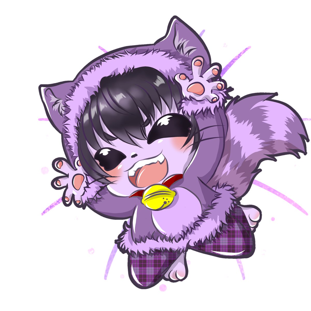 えへっえへへへへへへ！！ 90万人お祝い用に描いたぷっちーがもっち