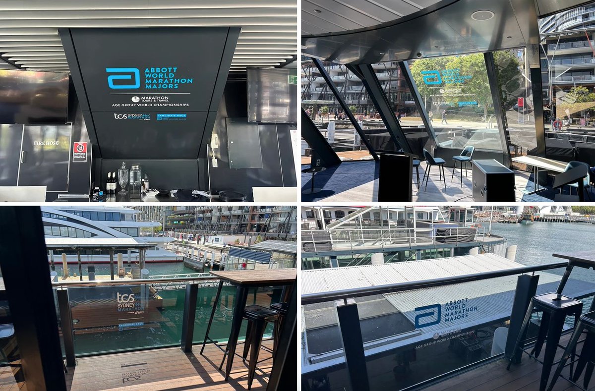 astech83's tweet image. Decals for the Sydney Marathon Age Group World Championship cruise on Starship Sydney 🏃‍♂️ 

#InnovativeWraps #YachtDecals #CorporateBranding #BoatStickers