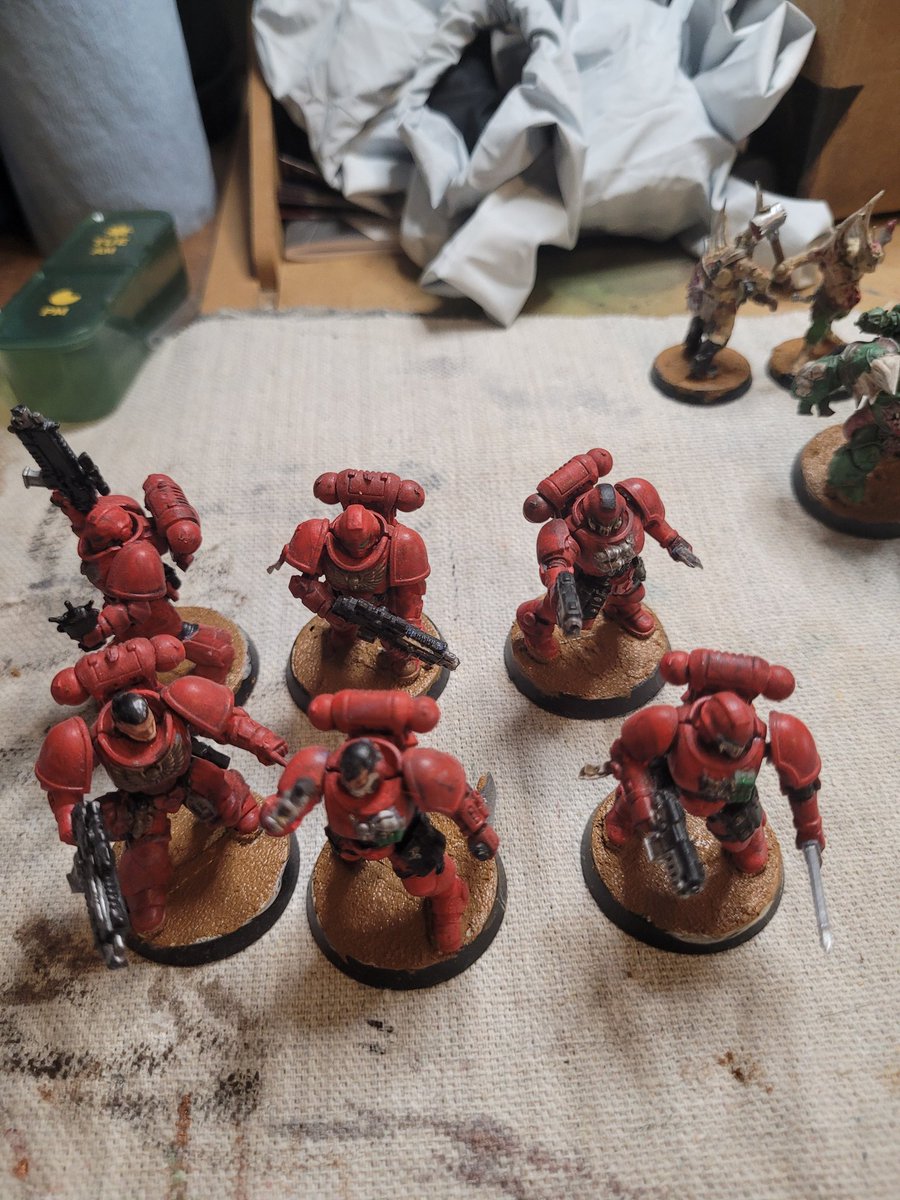 jbon3z01's tweet photo. @TheBrushSmith Hi I'm Jbon3z01 (Jay bones either or don't matter) love painting minis doing warhammer 40k kill team and warcry soon along w star wars legion got a twitch and YouTube. All are welcome and I am glad to see such diversity on the battlefield! https://t.co/R68i8QDbD6