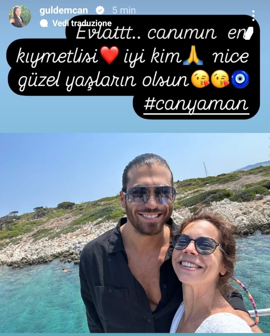 I primi auguri per il compleanno di Can arrivano dalla sua dolce mamma Guldem 🎉🎂♥️
#CanYaman #happybirthday