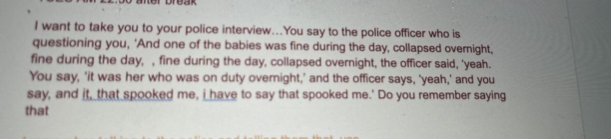 thetrialpod's tweet image. We’ll be exploring this piece of evidence tomorrow from a manager at the Countess of Chester. She says she told senior managers to go to the police about Lucy Letby but they would not listen.