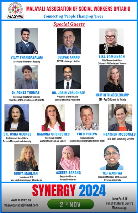 PeelCAS's tweet photo. Proud to take part in @MaswoCanada Synergy 2024 event last weekend where we gathered with our partners &amp; friends to connect, share resources &amp; supports to help improve services to children, youth, and families throughout Peel region. Thank you! #ThrowbackThursday https://t.co/5cbXj7spYS