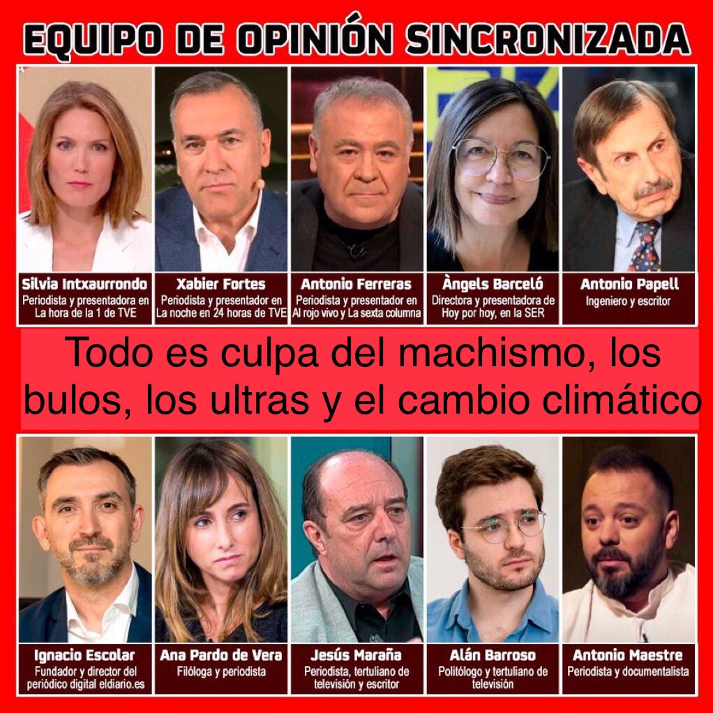 Belaustegui90's tweet photo. #ConspiranoicosL6 No piensen, fíense de nosotros, el que seamos un medio subvencionado por el poder del que dependen nuestros sueldos, no evitará que seamos objetivos. https://t.co/V7rw1CV079
