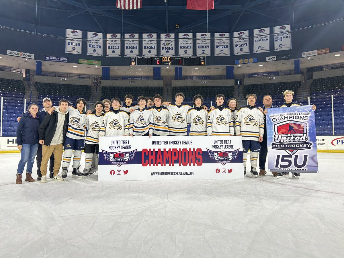 Congratulations the our u15 short-season team on securing the UT1HL championship 🏆

Congrats boys 🤝