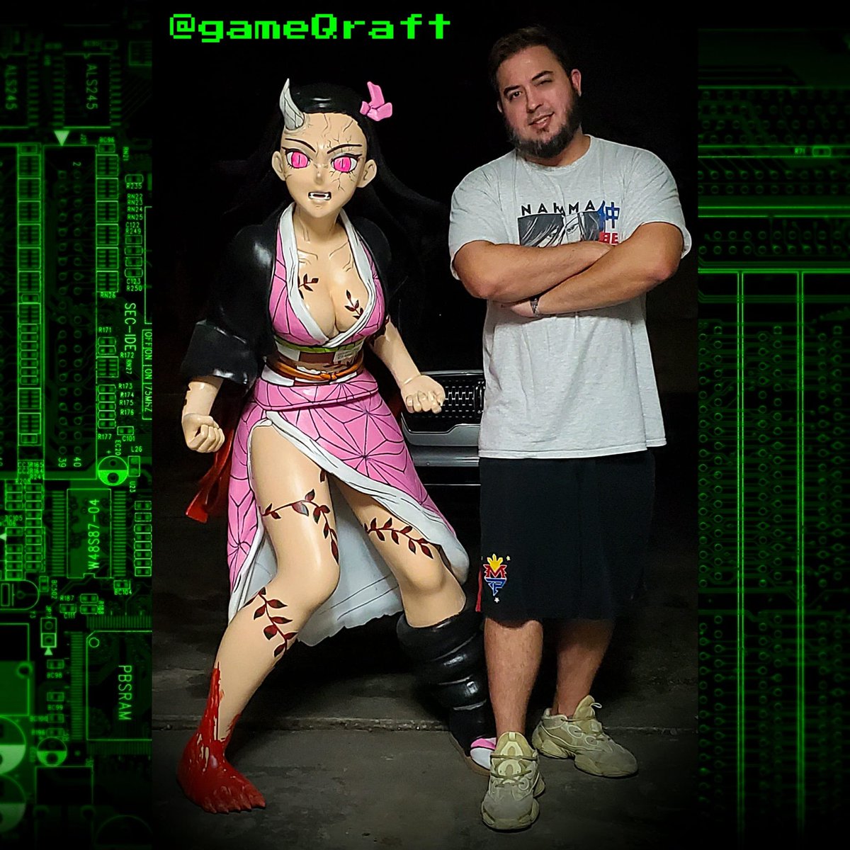 GameQraft's tweet image. NEZUKO - Demon Slayer
Lifesized 3D print designed by @GameQraft
Printed on @Elegoo_Official neptune 4 max
Printed with @iiidmaxfilament PLA+ filament
Displayed at Nakama Anime Bar and cafe
#3dprint #3dprinted #3dprinting #gameqraft #bringgamestolife #anime #demonslayer #nezuko